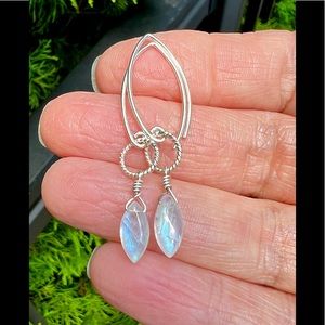 Moonstone Sterling Silver Earrings